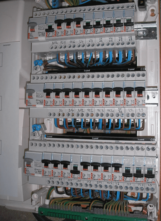 electricien tableau electrique