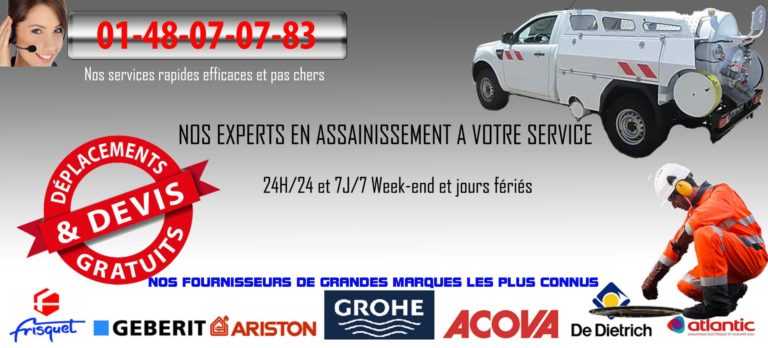 Débouchage évier Paris (75) pas cher - 24h/24 et 7j/7